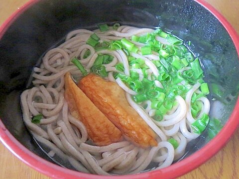 昆布茶で簡単蕎麦